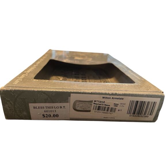 Wilton Armetale Pewter Serving Dish Bread Tray Housewarming Gift Hot Cold w/Box - Picture 4 of 5